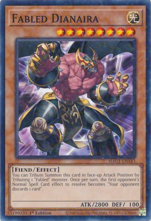 Fabled Dianaira (Duel Terminal) [HAC1-EN143] Common - Trinity Hobby