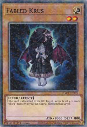 Fabled Krus (Duel Terminal) [HAC1-EN129] Common - Trinity Hobby