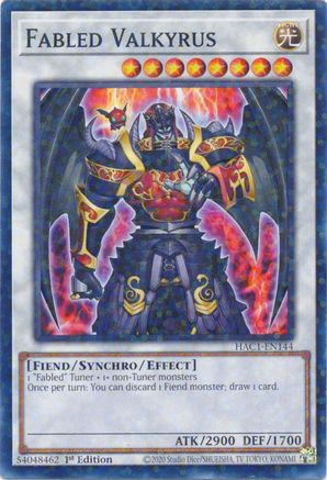 Fabled Valkyrus (Duel Terminal) [HAC1-EN144] Common - Trinity Hobby