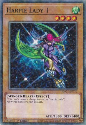 Harpie Lady 1 (Duel Terminal) [HAC1-EN010] Common - Trinity Hobby