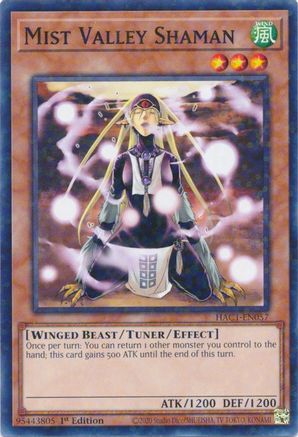 Mist Valley Shaman (Duel Terminal) [HAC1-EN057] Common - Trinity Hobby
