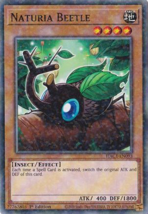 Naturia Beetle (Duel Terminal) [HAC1-EN093] Common - Trinity Hobby