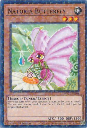 Naturia Butterfly (Duel Terminal) [HAC1-EN108] Common - Trinity Hobby