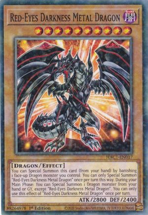 Red-Eyes Darkness Metal Dragon (Duel Terminal) [HAC1-EN017] Common - Trinity Hobby