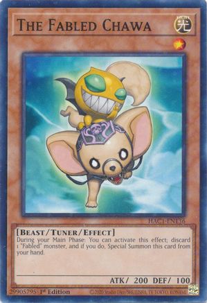 The Fabled Chawa (Duel Terminal) [HAC1-EN136] Common - Trinity Hobby