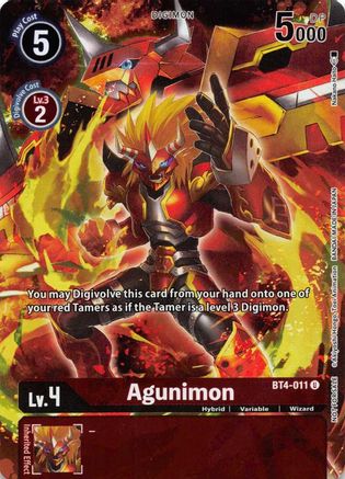 Agunimon [BT4-011] (Tamer's Evolution Box 2) [Great Legend Promos] - Trinity Hobby