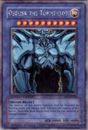 Obelisk the Tormentor [JMP-EN004] Secret Rare - Trinity Hobby