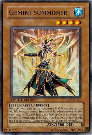 Gemini Summoner [TAEV-ENSP1] Super Rare - Trinity Hobby