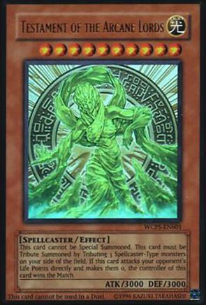 Testament of the Arcane Lords [WCPS-EN601] Ultra Rare - Trinity Hobby