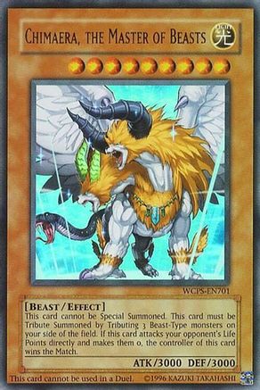 Chimaera, the Master of Beasts [WCPS-EN701] Ultra Rare - Trinity Hobby