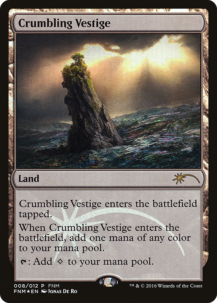 Crumbling Vestige [Friday Night Magic 2016] - Trinity Hobby