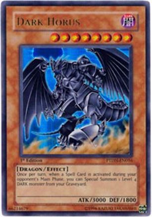 Dark Horus [PTDN-EN016] Ultra Rare - Trinity Hobby