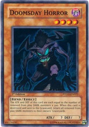 Doomsday Horror [PTDN-EN022] Super Rare - Trinity Hobby