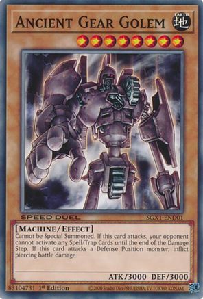 Ancient Gear Golem [SGX1-END01] Common - Trinity Hobby