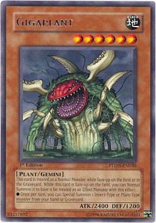 Gigaplant [PTDN-EN026] Rare - Trinity Hobby