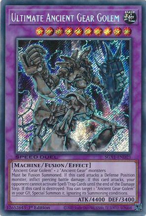 Ultimate Ancient Gear Golem [SGX1-END21] Secret Rare - Trinity Hobby