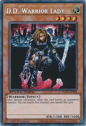 D.D. Warrior Lady [SGX1-ENE04] Secret Rare - Trinity Hobby