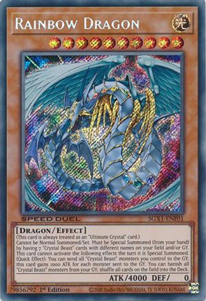 Rainbow Dragon [SGX1-ENF01] Secret Rare - Trinity Hobby