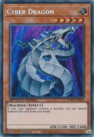 Cyber Dragon [SGX1-ENG01] Secret Rare - Trinity Hobby