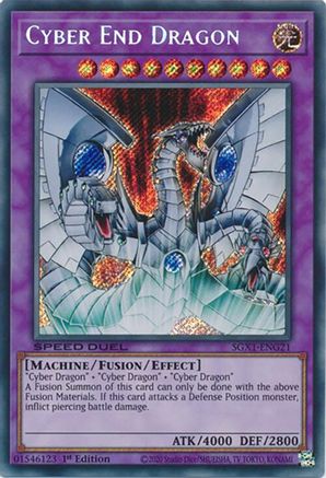 Cyber End Dragon [SGX1-ENG21] Secret Rare - Trinity Hobby