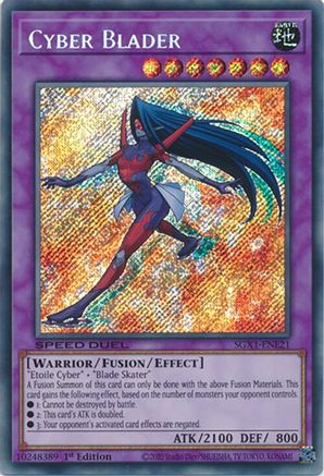 Cyber Blader [SGX1-ENE21] Secret Rare - Trinity Hobby
