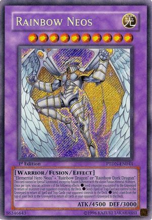 Rainbow Neos [PTDN-EN044] Secret Rare - Trinity Hobby