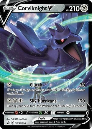 Corviknight V (SWSH200) [Sword & Shield: Black Star Promos] - Trinity Hobby