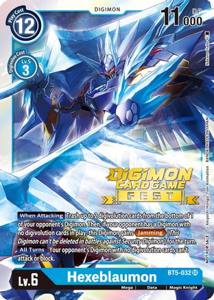 Hexeblaumon [BT5-032] (Digimon Card Game Fest 2022) [Battle of Omni Promos] - Trinity Hobby