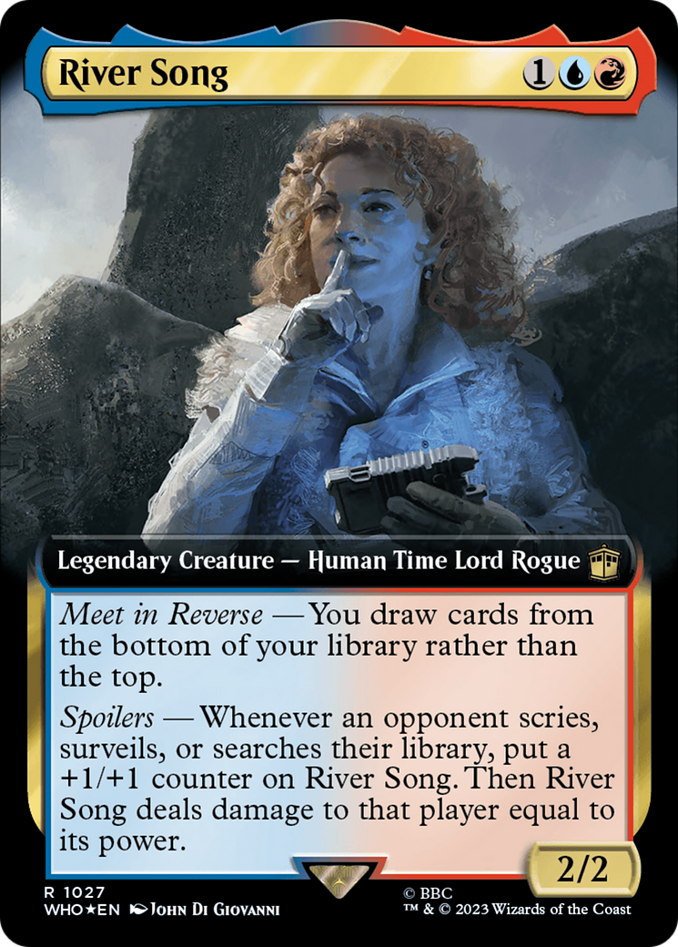 River Song (Extended Art) (Surge Foil) [Doctor Who] - Trinity Hobby