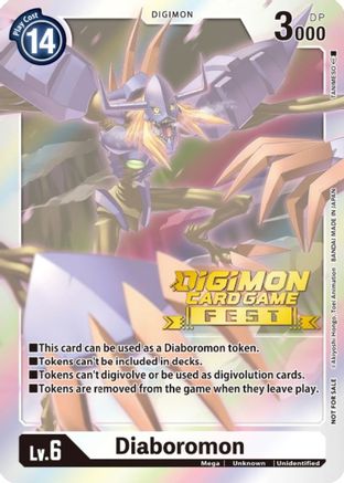 Diaboromon Token (Digimon Card Game Fest 2022) [Release Special Booster Promos] - Trinity Hobby