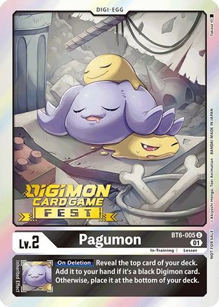 Pagumon [BT6-005] (Digimon Card Game Fest 2022) [Double Diamond Promos] - Trinity Hobby