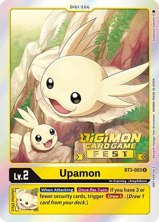 Upamon [BT3-003] (Digimon Card Game Fest 2022) [Release Special Booster Promos] - Trinity Hobby