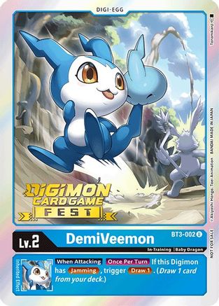 DemiVeemon [BT3-002] (Digimon Card Game Fest 2022) [Release Special Booster Promos] - Trinity Hobby