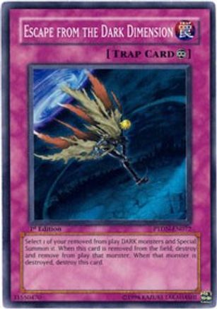 Escape from the Dark Dimension [PTDN-EN072] Super Rare - Trinity Hobby