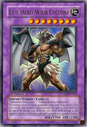 Evil Hero Wild Cyclone [DP06-EN011] Ultra Rare - Trinity Hobby