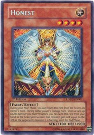 Honest [LODT-EN001] Secret Rare - Trinity Hobby