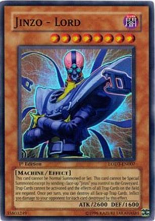 Jinzo - Lord [LODT-EN007] Super Rare - Trinity Hobby
