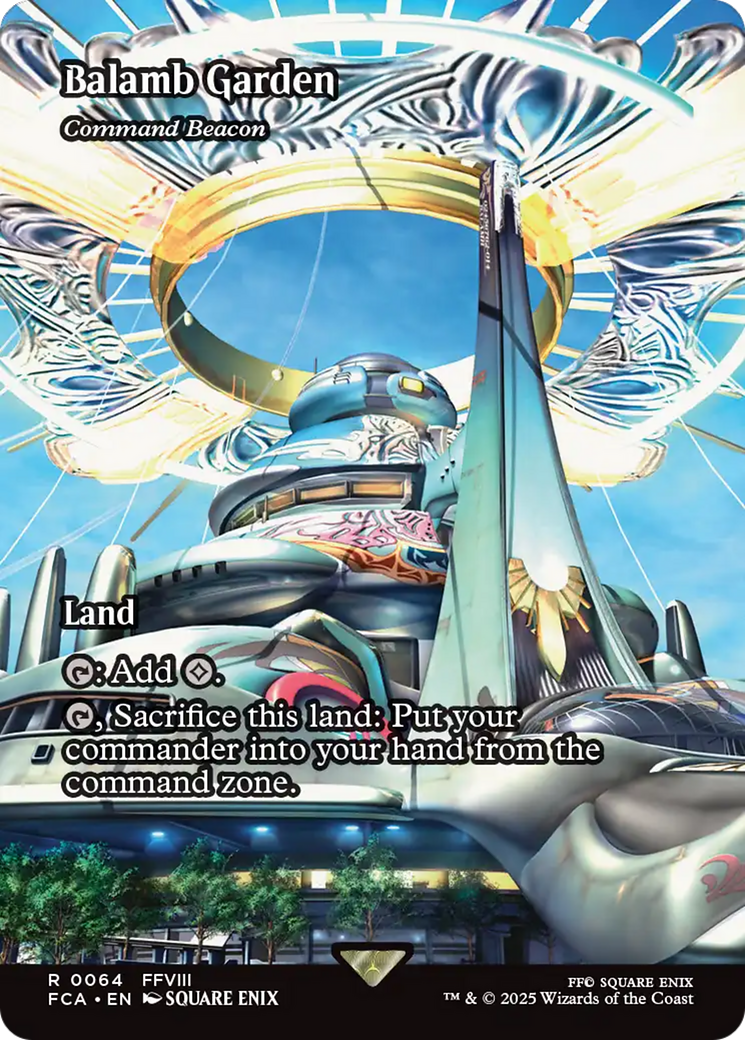Command Beacon  [Foil]  (FCA-064) - [FINAL FANTASY: Through the Ages] / Balamb Garden (Borderless) - Trinity Hobby