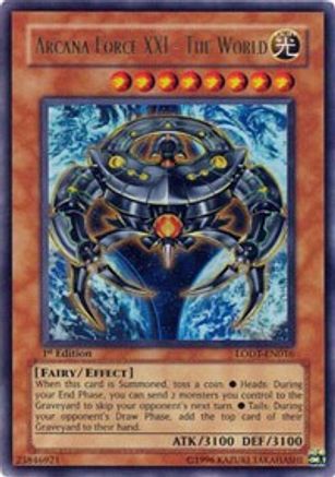 Arcana Force XXI - The World [LODT-EN016] Ultra Rare - Trinity Hobby