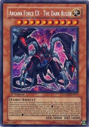 Arcana Force EX - The Dark Ruler [LODT-EN017] Secret Rare - Trinity Hobby