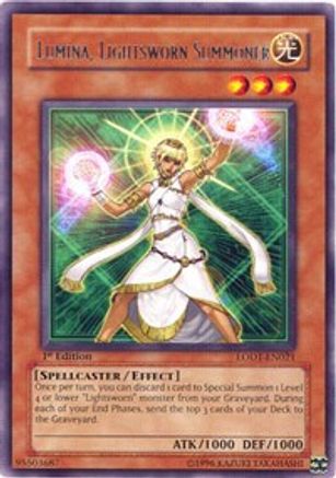Lumina, Lightsworn Summoner [LODT-EN021] Rare - Trinity Hobby