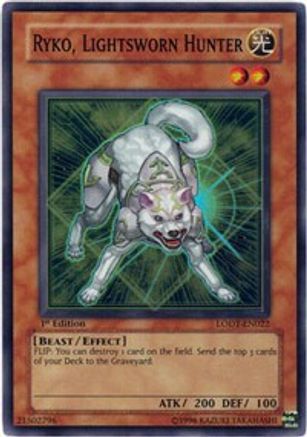 Ryko, Lightsworn Hunter [LODT-EN022] Super Rare - Trinity Hobby