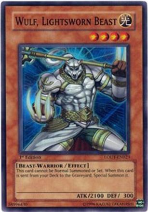 Wulf, Lightsworn Beast [LODT-EN023] Super Rare - Trinity Hobby