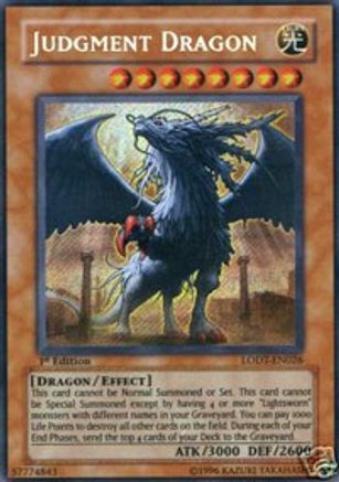 Judgment Dragon [LODT-EN026] Secret Rare - Trinity Hobby