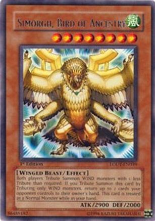 Simorgh, Bird of Ancestry [LODT-EN039] Rare - Trinity Hobby