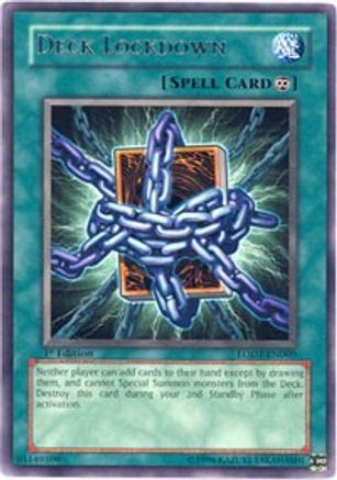 Deck Lockdown [LODT-EN060] Rare - Trinity Hobby