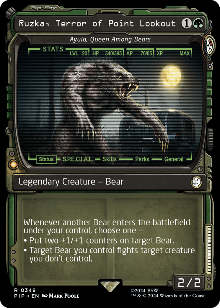 Ruzka, Terror of Point Lookout - Ayula, Queen Among Bears (Showcase) [Fallout] - Trinity Hobby