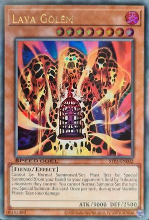 Lava Golem [STP3-EN002] Ultra Rare - Trinity Hobby