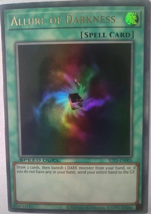 Allure of Darkness [STP3-EN005] Ultra Rare - Trinity Hobby