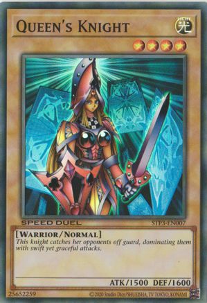 Queen's Knight [STP3-EN007] Super Rare - Trinity Hobby
